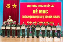 Quân khu đạt giải Ba thi báo vụ toàn quân năm 2025